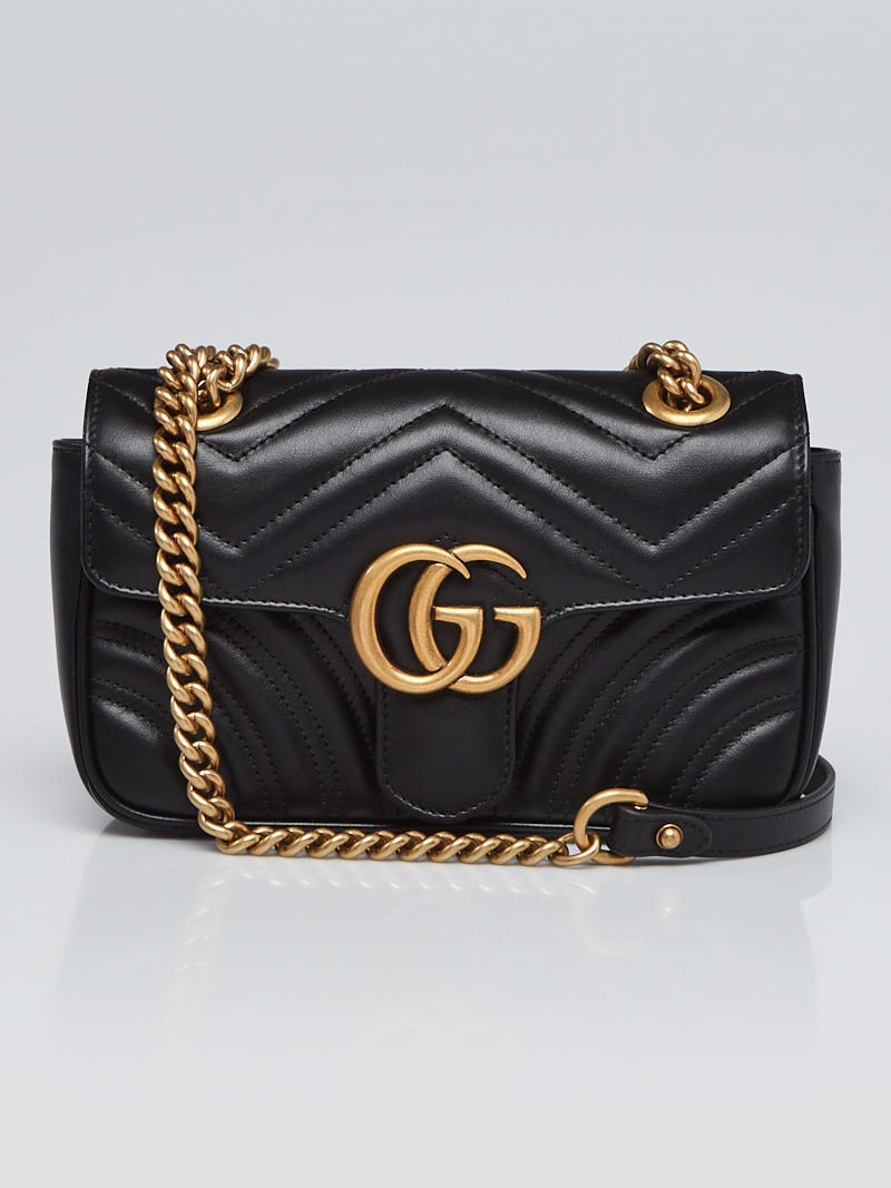 GUCCI GG Marmont small quilted leather shoulder bag