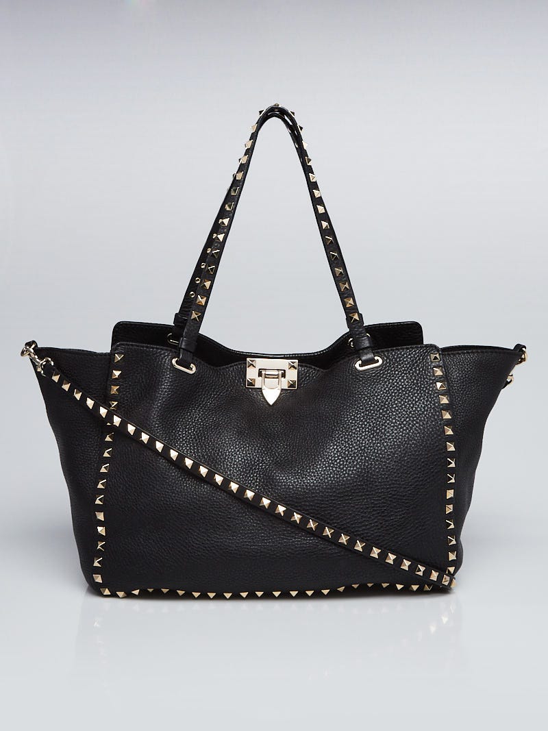 Valentino Rockstud Trapeze Medium Tote Bag