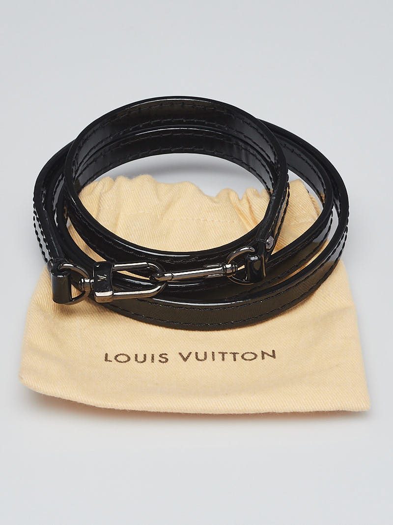 lv leather strap black