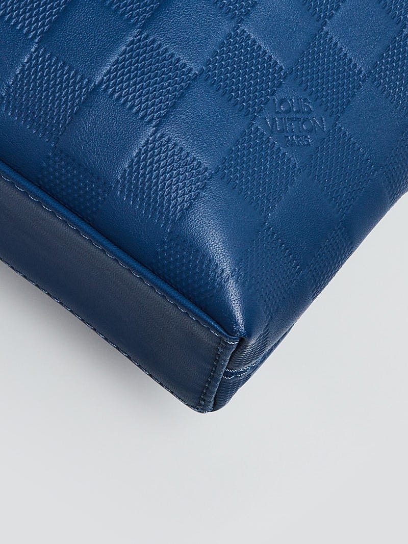 Louis Vuitton Blue Damier Infini Leather Porte-Documents Jour
