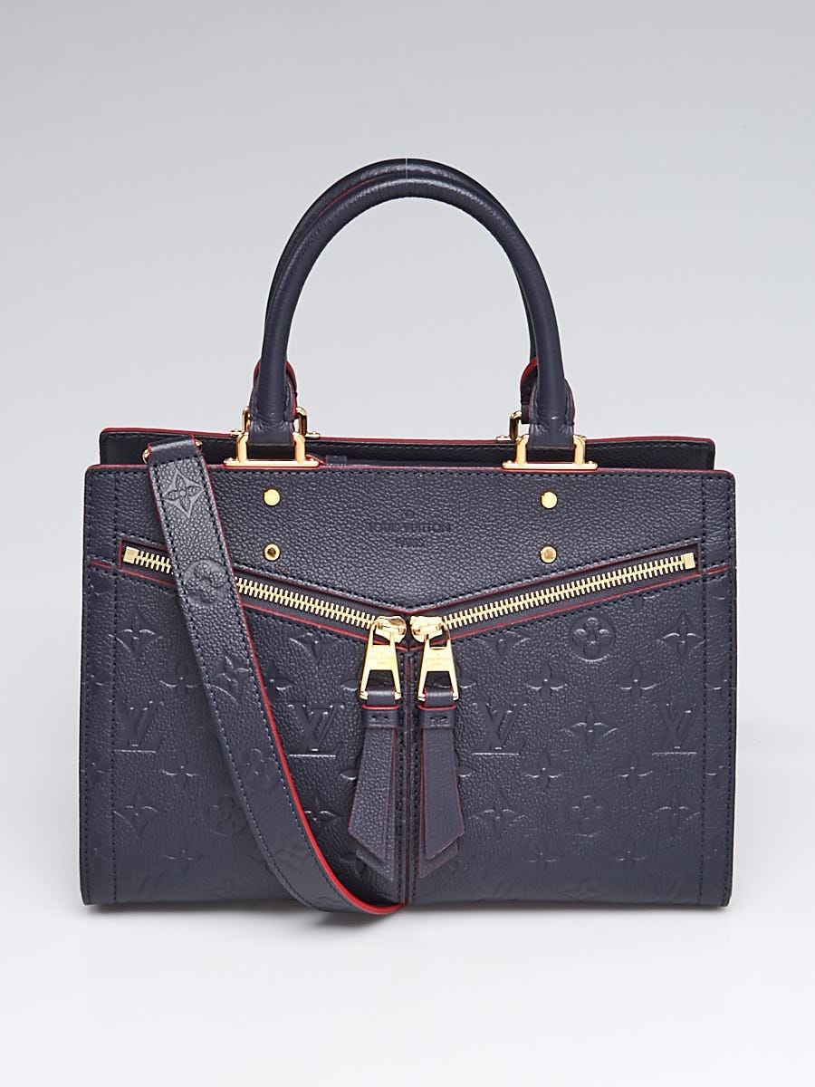 Louis Vuitton Marine Rouge Monogram Empreinte Leather Sully PM Bag Louis  Vuitton