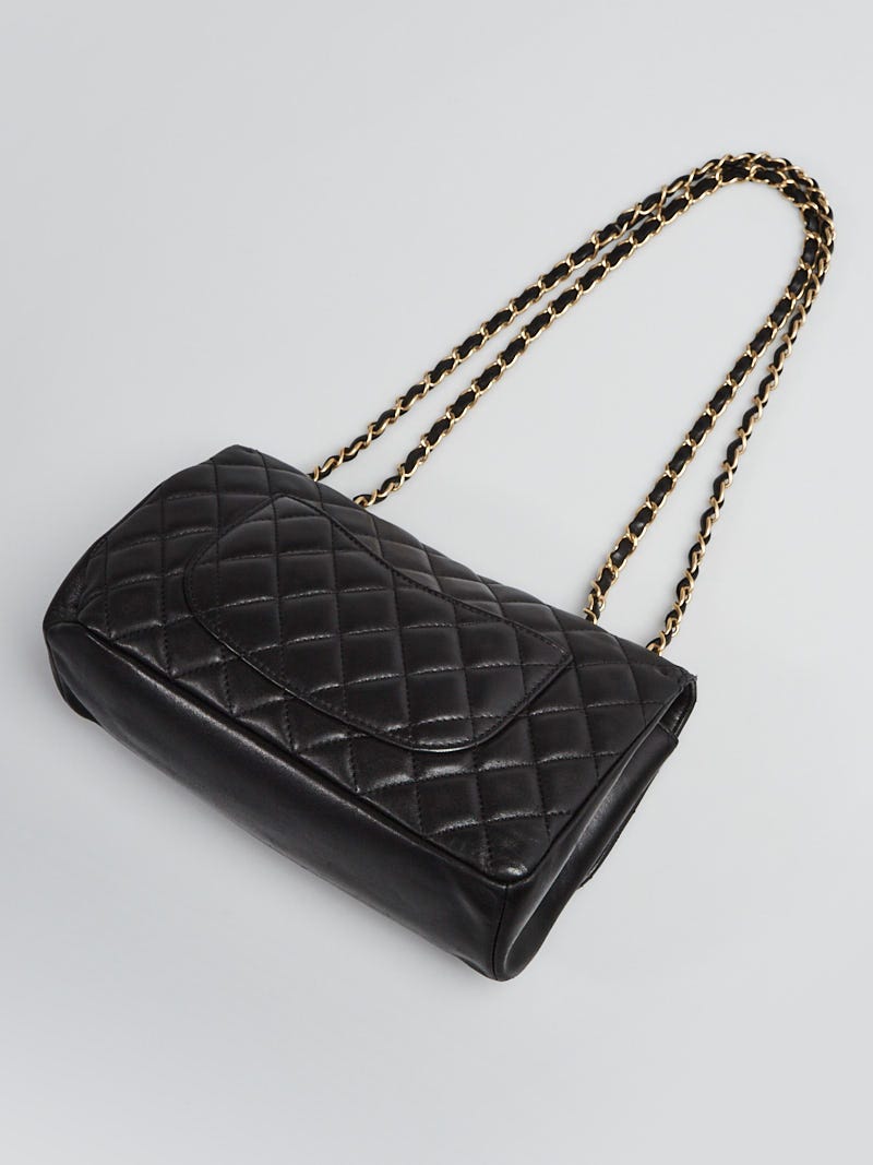 Chanel Black Quilted Lambskin Leather Mademoiselle Chic Medium