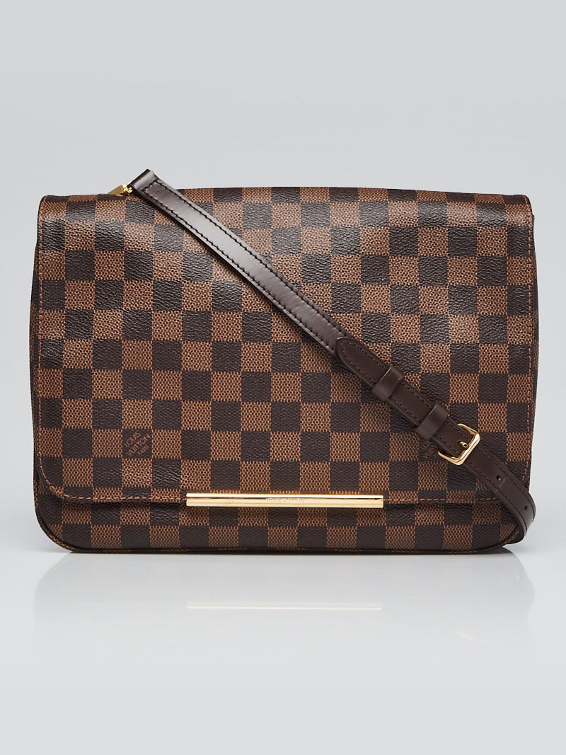 Authentic Louis Vuitton Damier Ebene Hoxton GM Messenger Bag