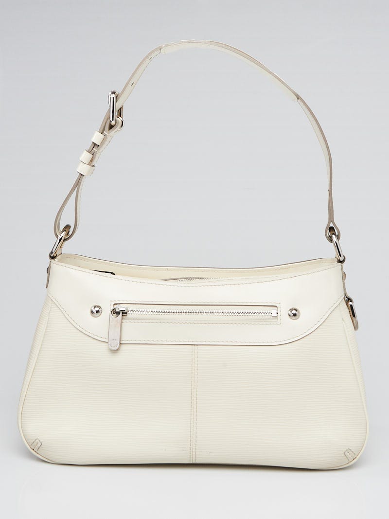 Louis Vuitton White Epi Leather Turenne PM Bag - Yoogi's Closet