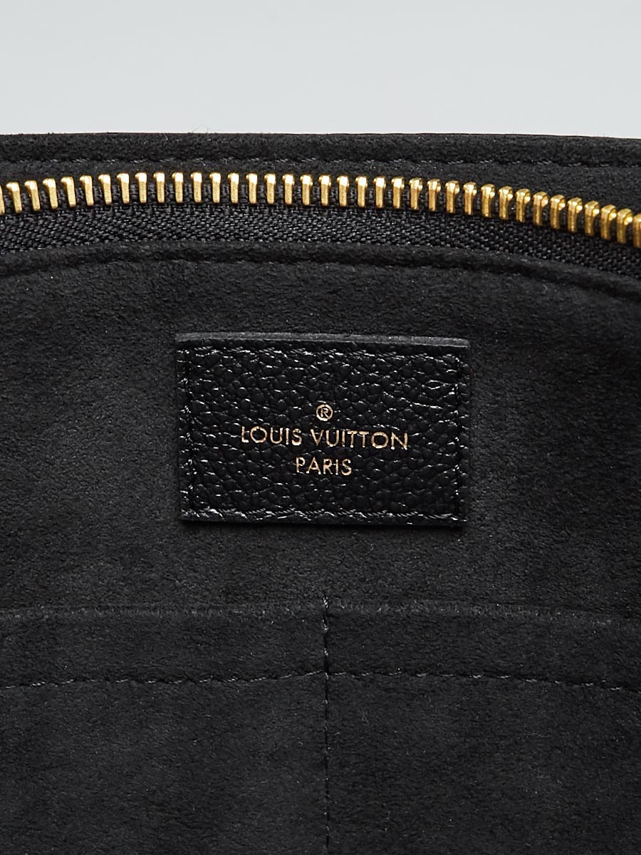 Louis Vuitton Black Monogram Canvas Leather Surene MM Bag - Yoogi's Closet