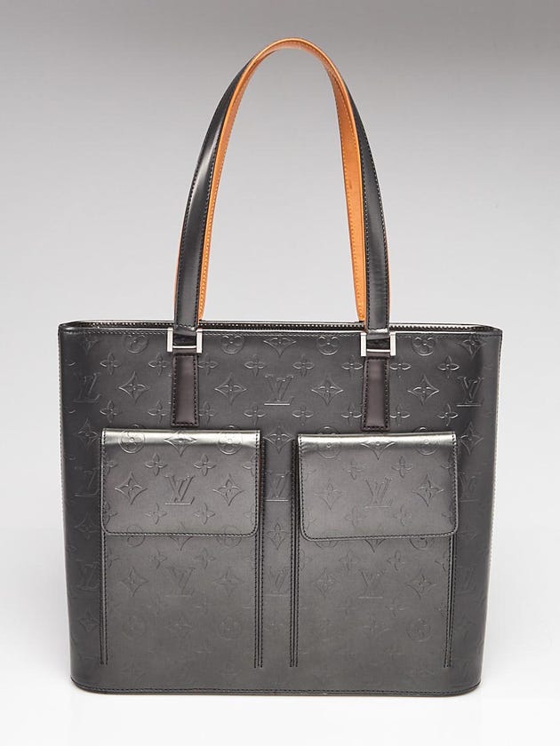 Louis Vuitton Black Monogram Mat Willwood Tote Bag