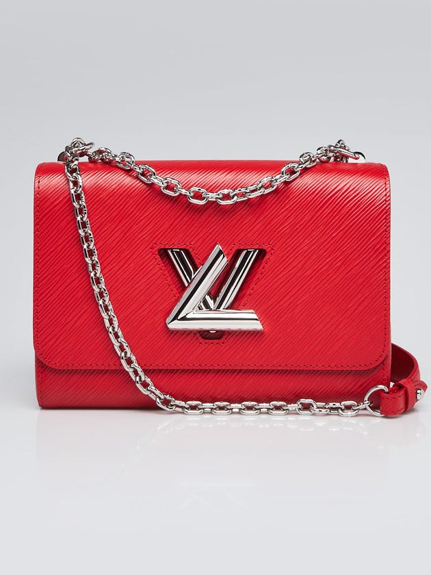Louis Vuitton Coquelicot Epi Leather Twist MM Bag