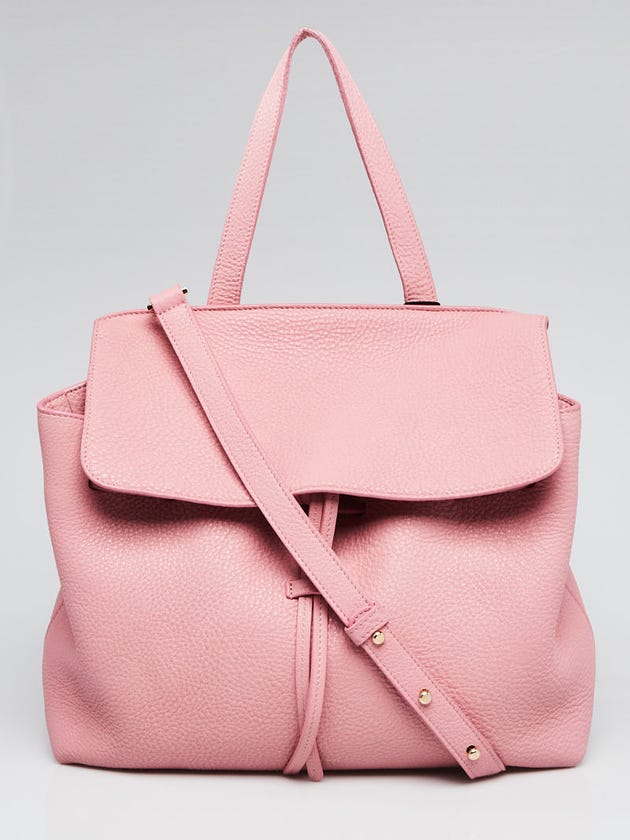 Mansur Gavriel Peony Tumbled Leather Lady Bag