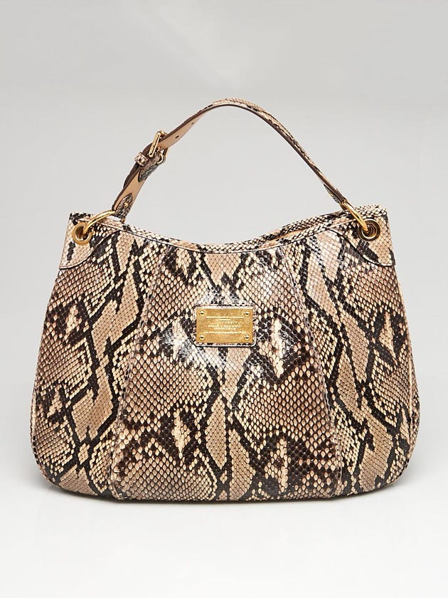 Louis Vuitton Limited Edition Python Galliera Smeralda GM Bag
