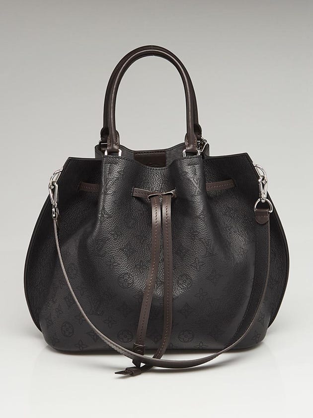 Louis Vuitton Black Monogram Mahina Girolata Bag