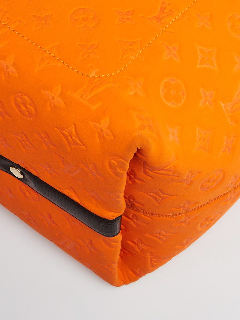 Louis Vuitton Orange Monogram Neoprene Limited Edition Scuba Clutch Louis  Vuitton