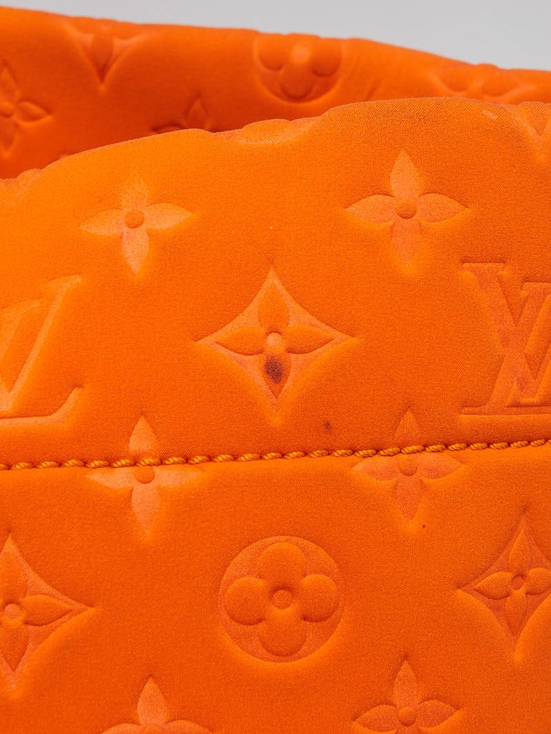 LOUIS VUITTON Neoprene Monogram Scuba GM Orange 97616