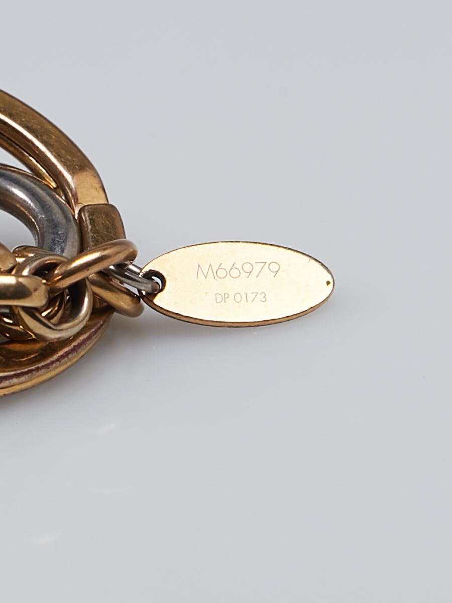 Louis Vuitton Black Enamel Lock Key Holder and Bag Charm