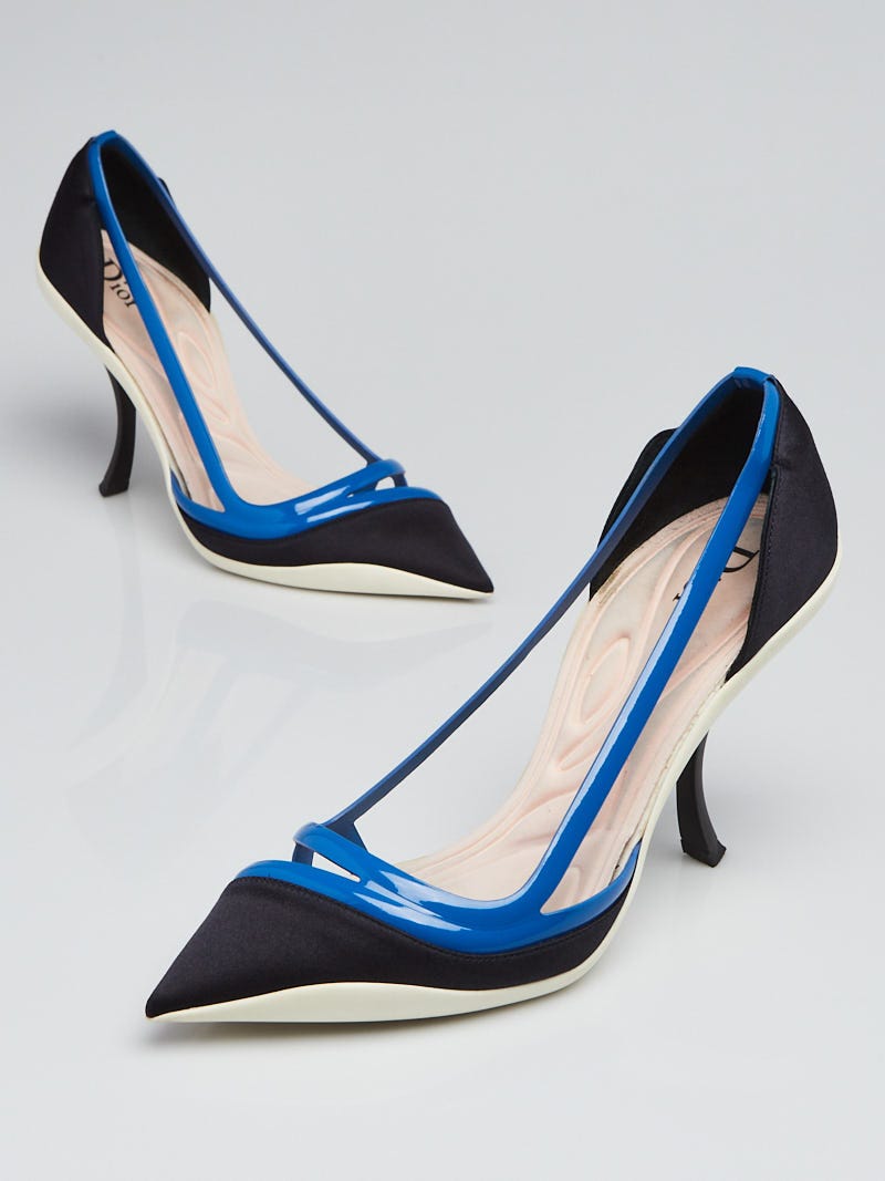 Dior Boy Slingback Pump Black Calfskin | DIOR