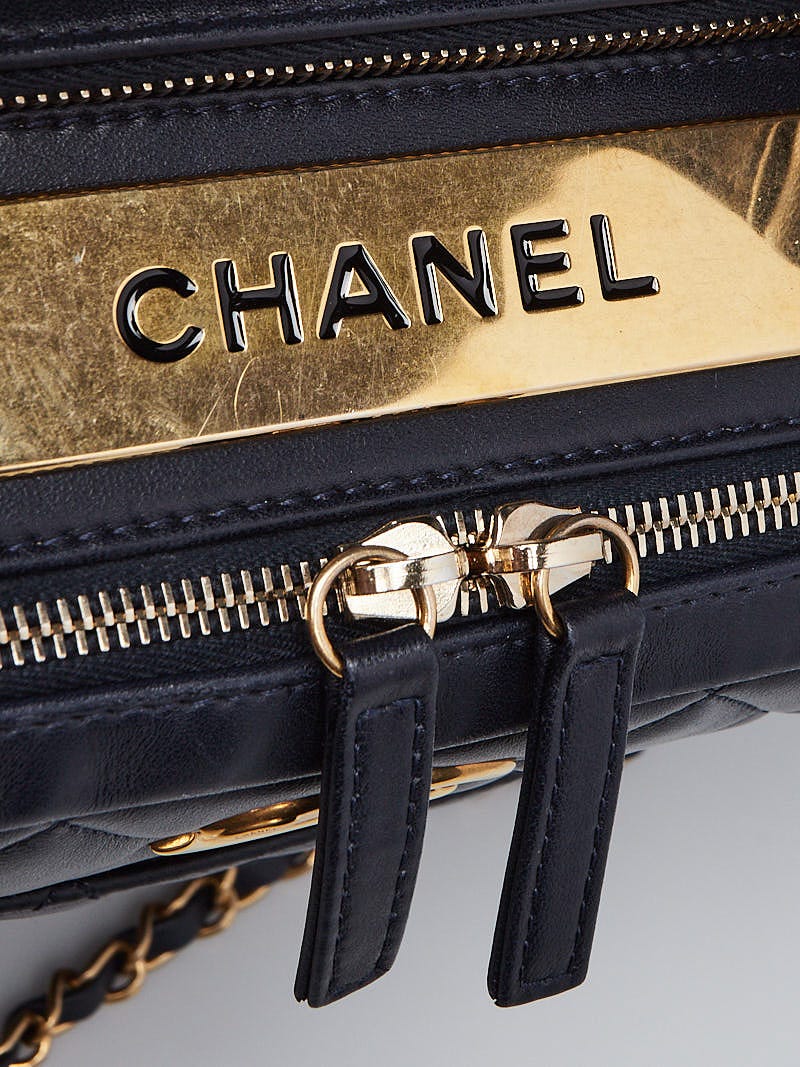 Chanel Trendy CC Bowling Bag Calfskin Small Black