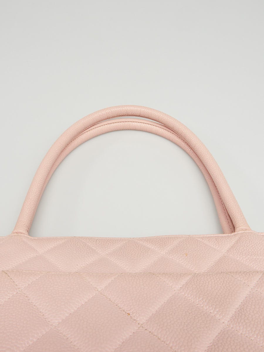 Chanel Light Pink Quilted Caviar Leather XL Grand Shopping Tote Bag -  Yoogi's Closet