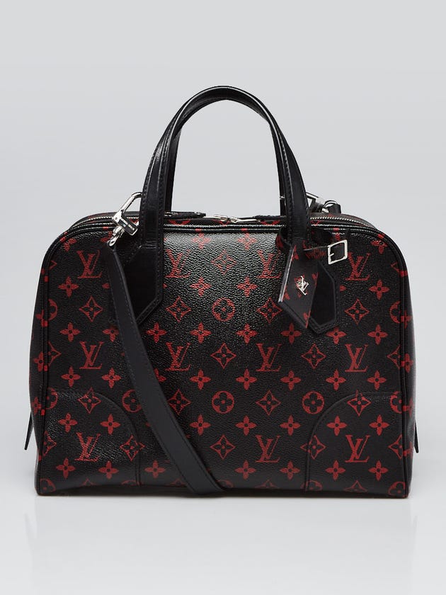 Louis Vuitton Limited Edition Monogram Infrarouge Canvas Dora Soft MM Bag
