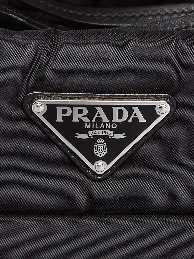 PRADA Black Tessuto Nylon Bomber Tote Bag – The House of Authentic