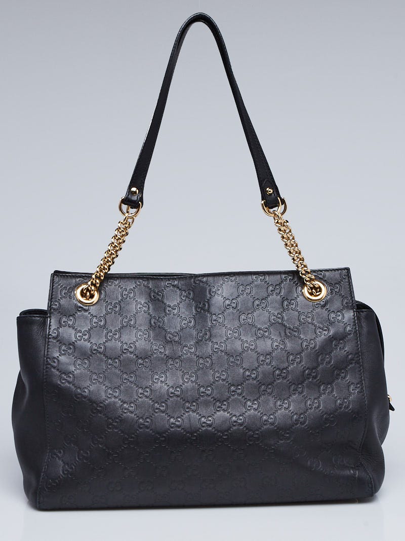 Gucci Soft Signature Leather Top Handle Bag