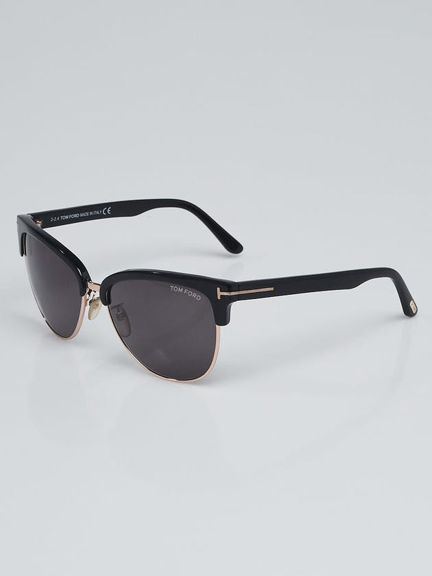 Tom Ford Black Acetate Frame Cat-Eye Fany Sunglasses - TF368