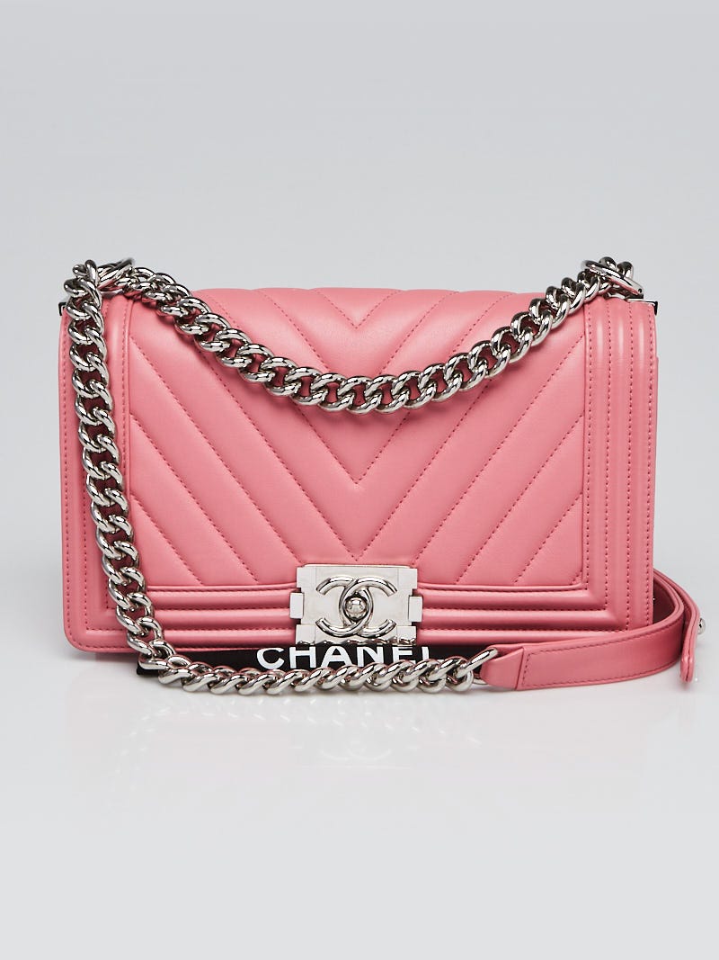 Chanel Boy Small Pink Calfskin Gold  4050