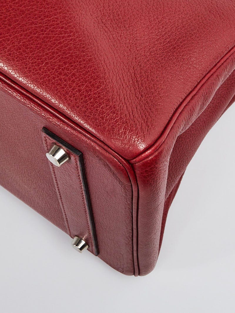 Rouge H Buffalo Birkin 45 Palladium Hardware, 2000, Handbags & Accessories, 2022