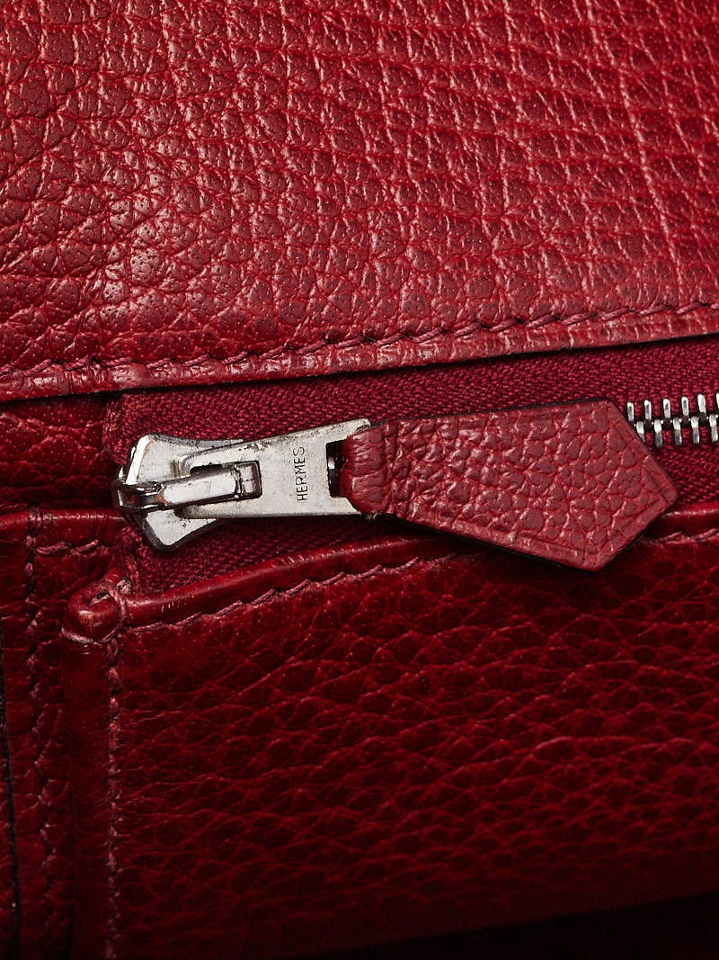Rouge H Buffalo Birkin 45 Palladium Hardware, 2000, Handbags & Accessories, 2022