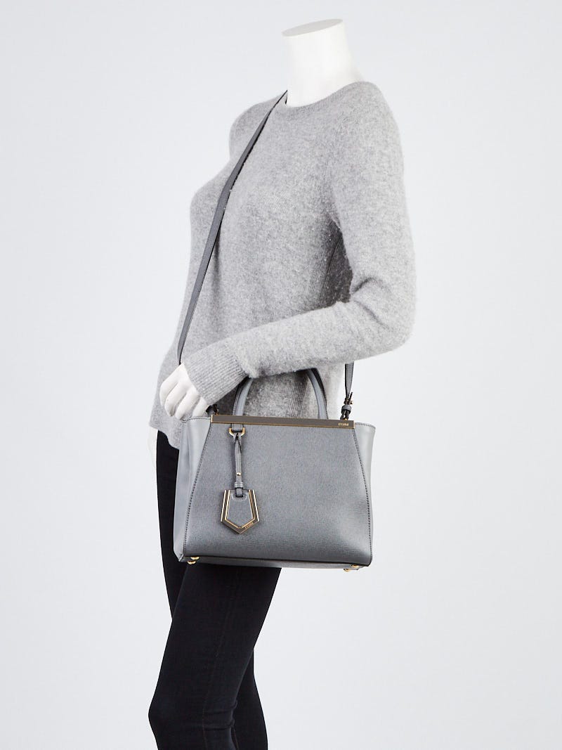 バッグ・カバンその他 FENDI Woman Mini bag Grey 8BS083AT14 F1NPU Fendi Origami Mini Fabric Gray | Fendi
