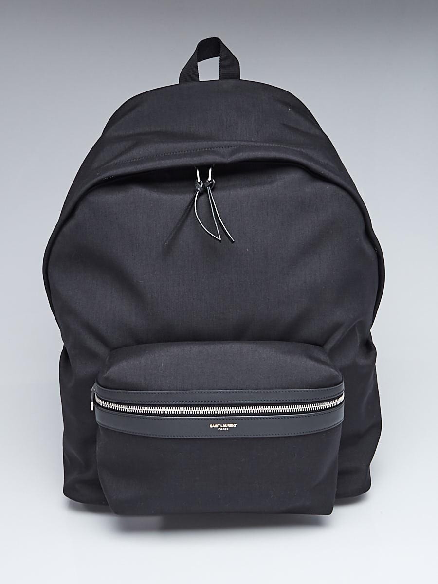 Ysl canvas backpack sale