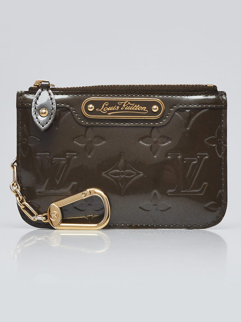 Louis Vuitton Vert Bronze Monogram Vernis Pochette Cles Key and Change  Holder - Yoogi's Closet