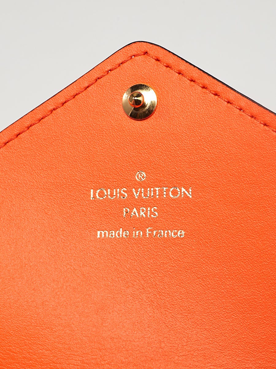 Louis Vuitton Limited Edition Orange/White Catogram Canvas Grace