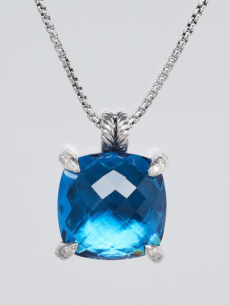 David Yurman Chatelaine Pendant Necklace with Black Onyx and Diamonds- –  Moyer Fine Jewelers