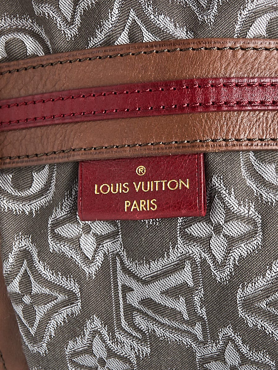 Louis Vuitton Limited Edition Khaki Jacquard Monogram Fabric Aviator Bag -  Yoogi's Closet
