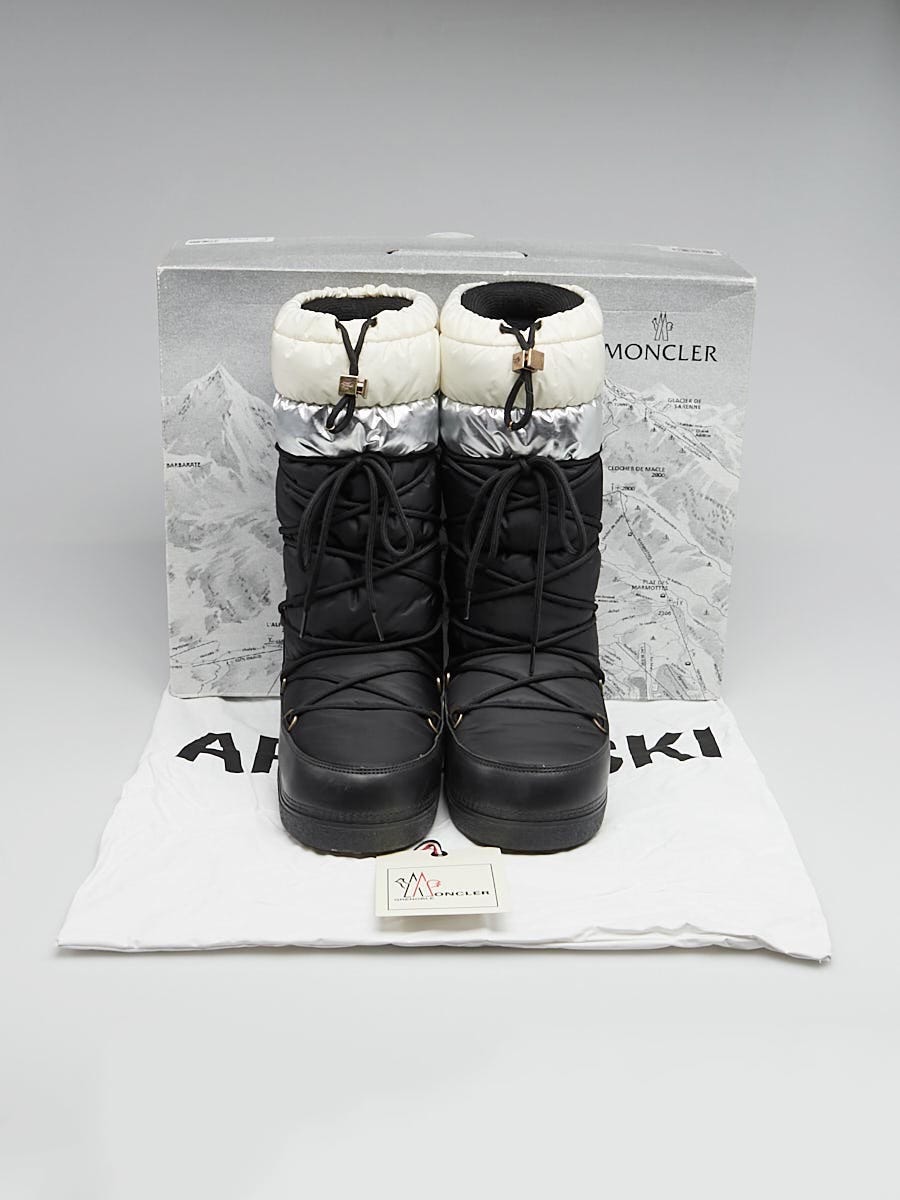 Moncler moon boots discount quilted snow boot