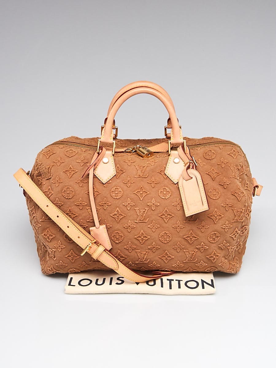 Monogram Louis Vuitton Luggage Tag on Speedy 35