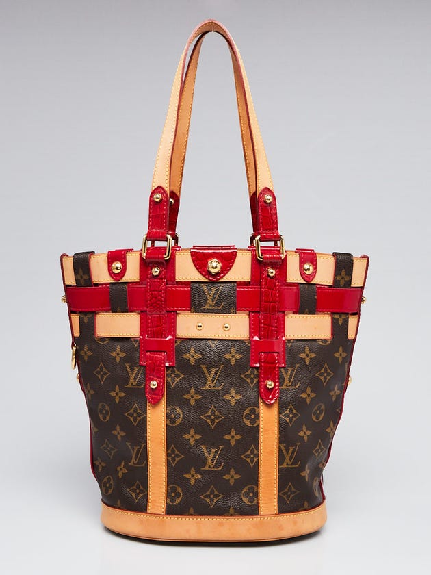 Louis Vuitton Limited Edition Monogram Canvas Rubis Neo Bucket Bag