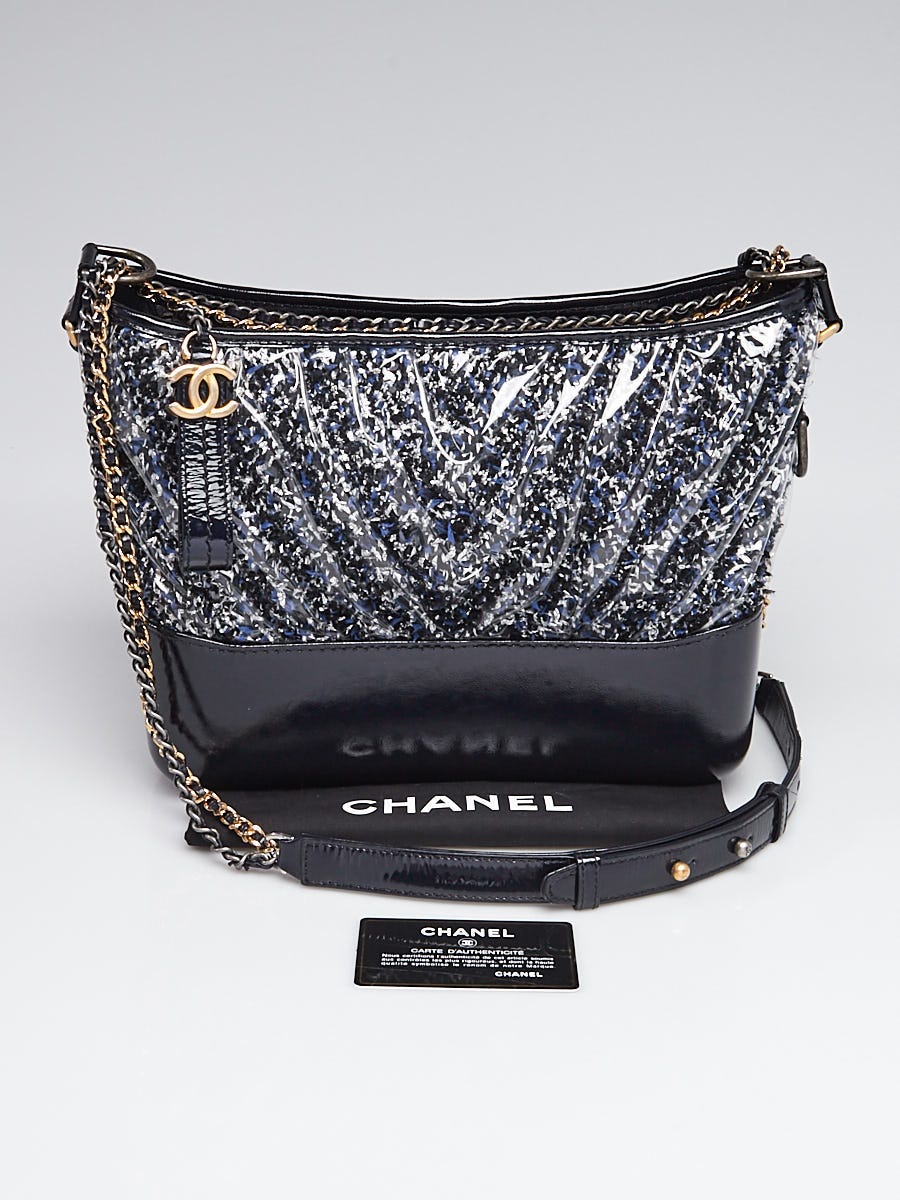 Chanel Blue Multicolor Tweed and Leather Medium Gabrielle Hobo Bag -  Yoogi's Closet