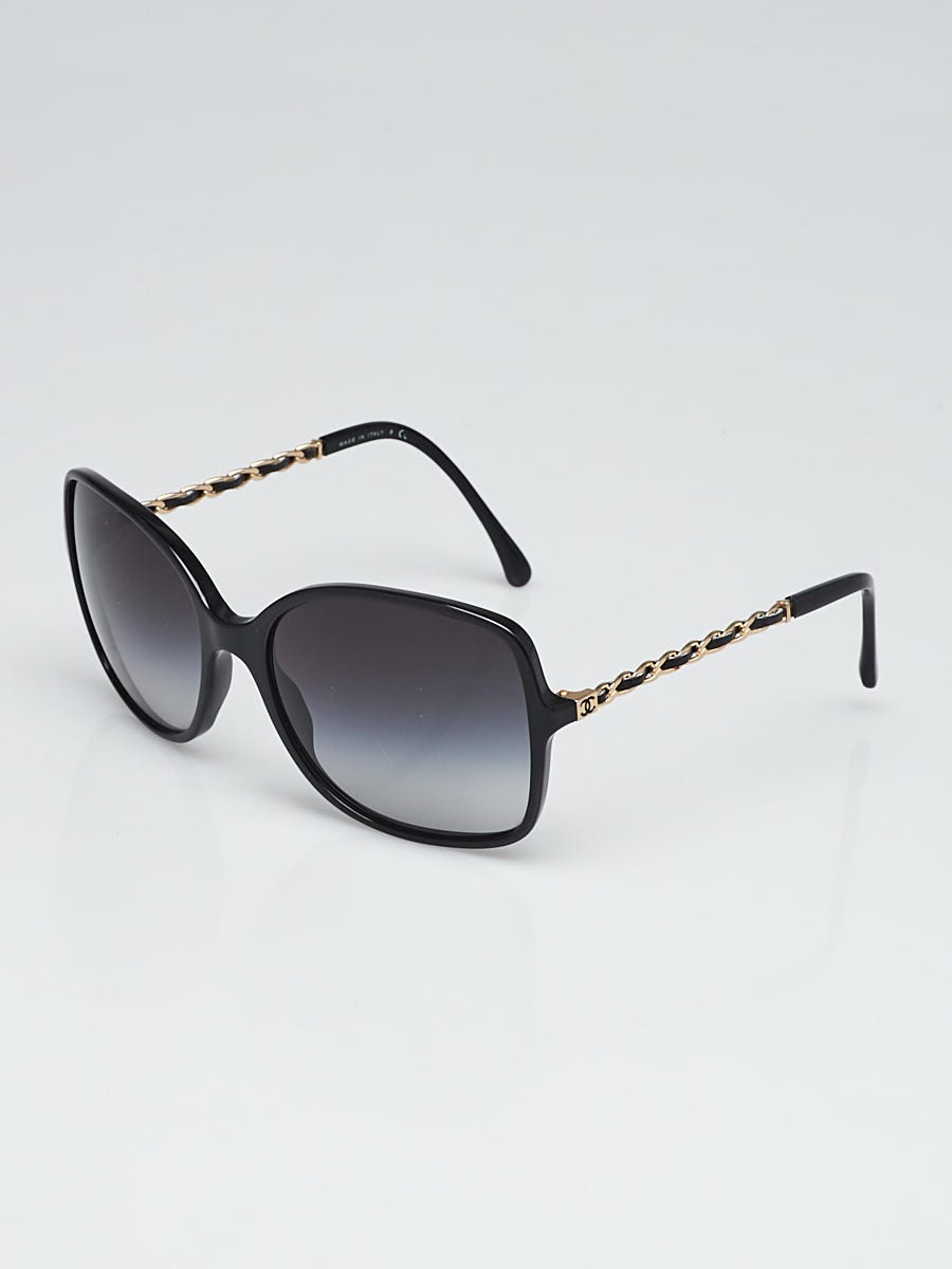Chanel, chain link square sunglasses. - Unique Designer Pieces