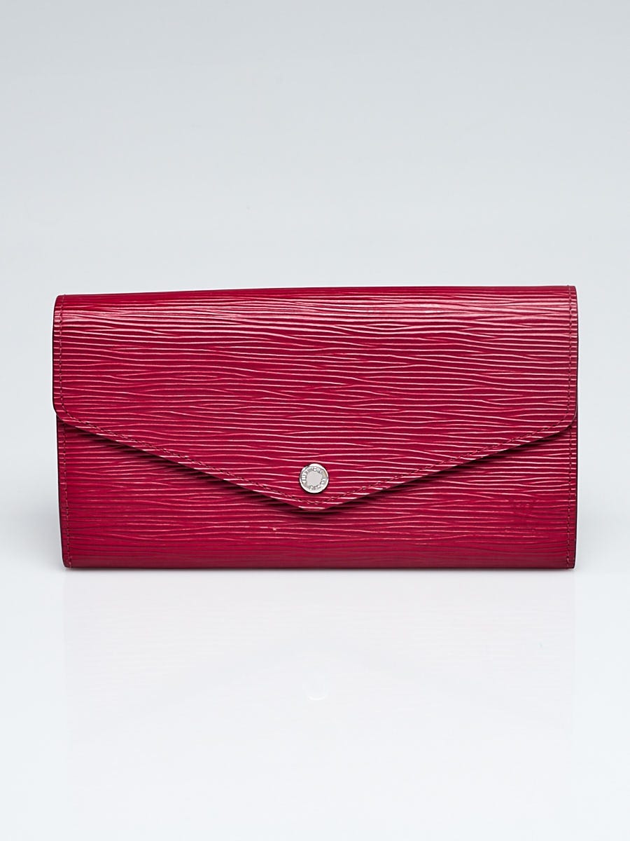 Louis Vuitton, Bags, Louis Vuitton Red Epi Leather Sarah Nm3 Wallet