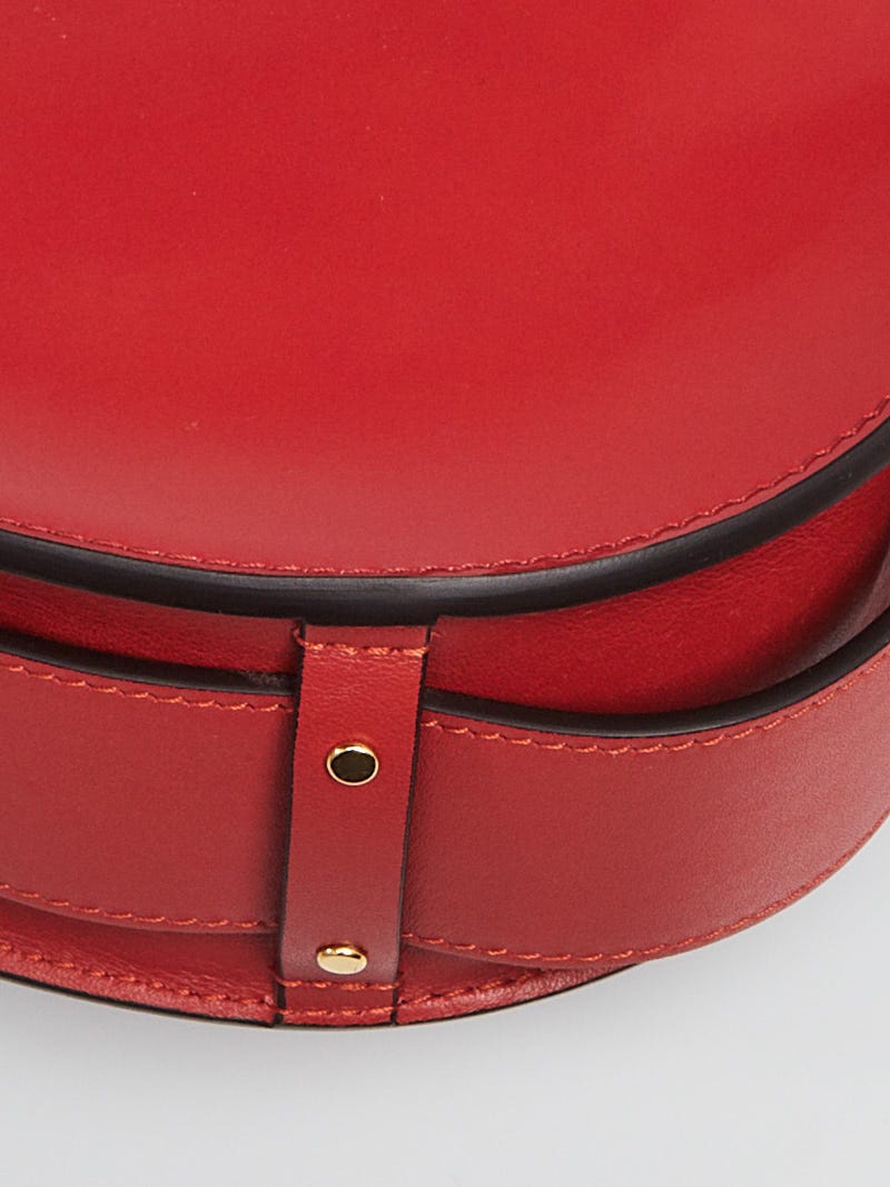 新到着 Patent Red Earthy Chloe Leather Closet Yoogi's | Bag Saddle Tess バッグ