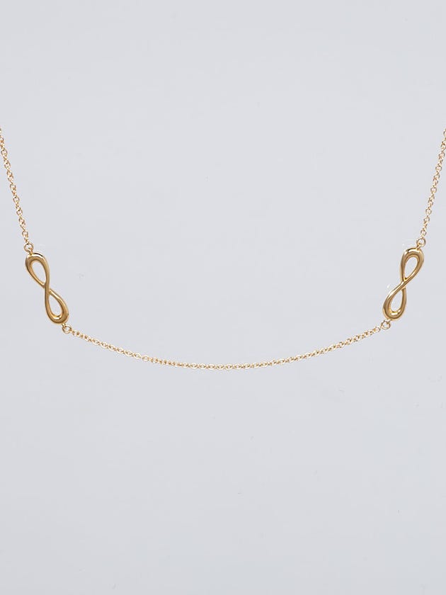 Tiffany & Co. 18k Yellow Gold Endless Infinity Necklace