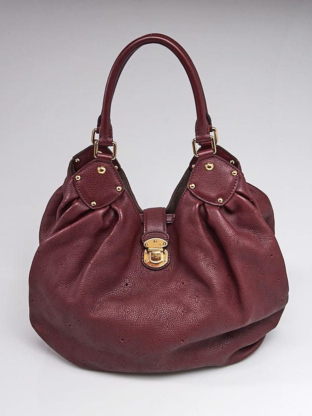Louis Vuitton Bordeaux Monogram Mahina Leather L Bag