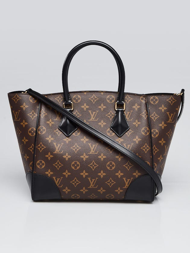 Louis Vuitton Noir Monogram Canvas Phenix MM Bag