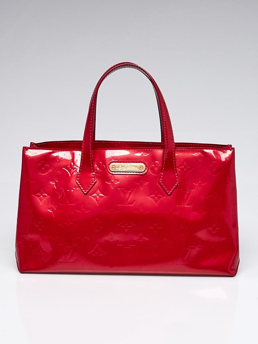 Louis Vuitton Burgundy Monogram Vernis Handbag - Preloved - Lilac Blue  London