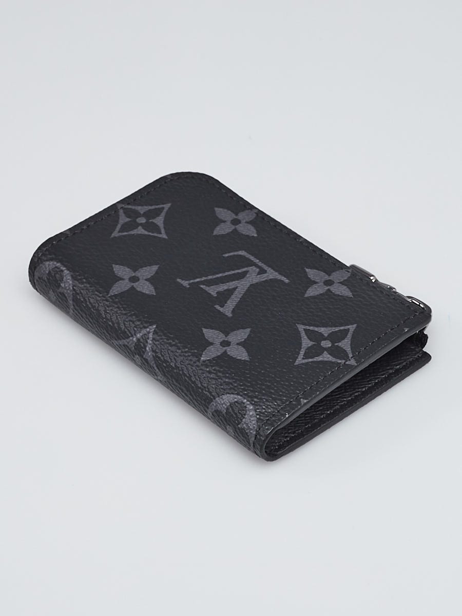 Louis Vuitton Coin Purse Monogram Eclipse Black Gray in Coated Canvas with  Ruthenium-tone - US