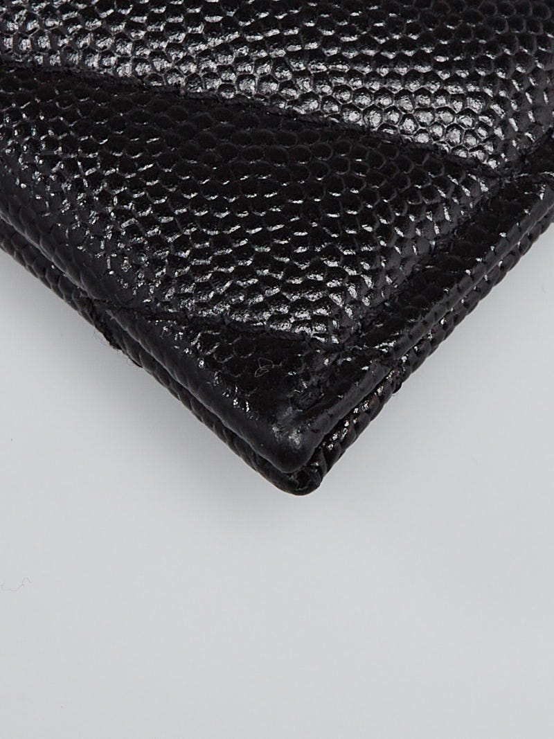 Yves Saint Laurent Black Matelass? Quilted Leather Monogram Large Bill  Pouch - Yoogi's Closet