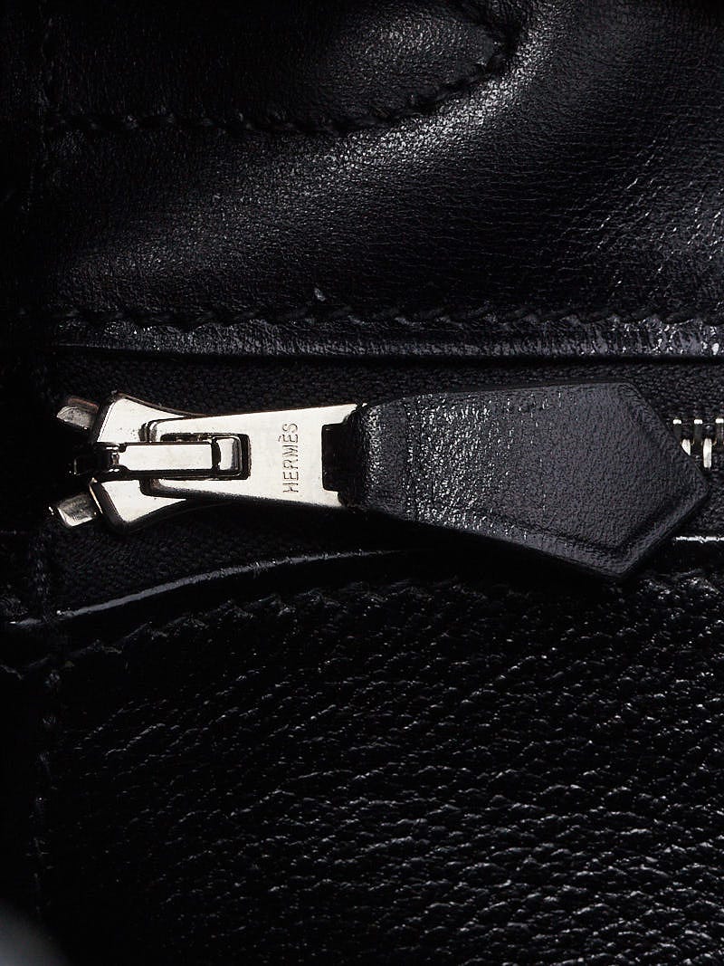 Hermes So Black Birkin 30cm Retourne Box Leather Ruthenium Hardware, CK89  Noir - H Famous