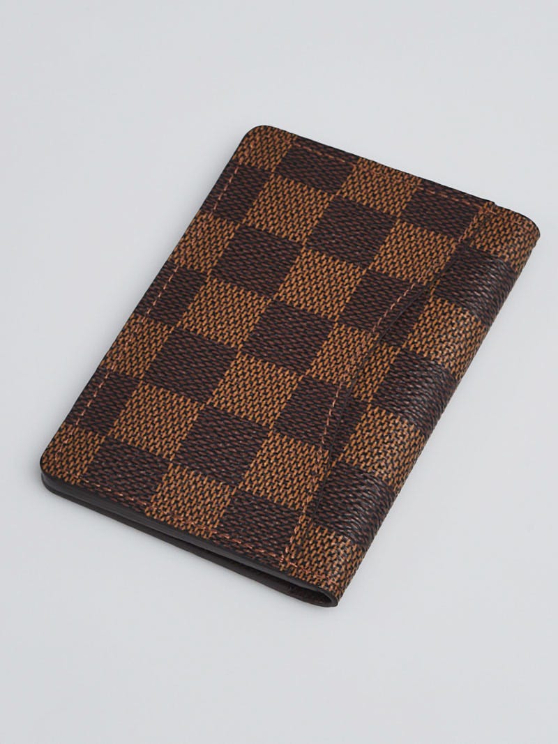 Louis Vuitton Vintage Brown Damier Ebene Pocket Canvas Organizer Wallet, Best Price and Reviews