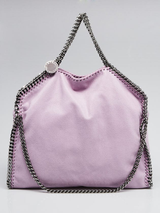 Stella McCartney Purple Faux-Leather Falabella Small Tote Bag
