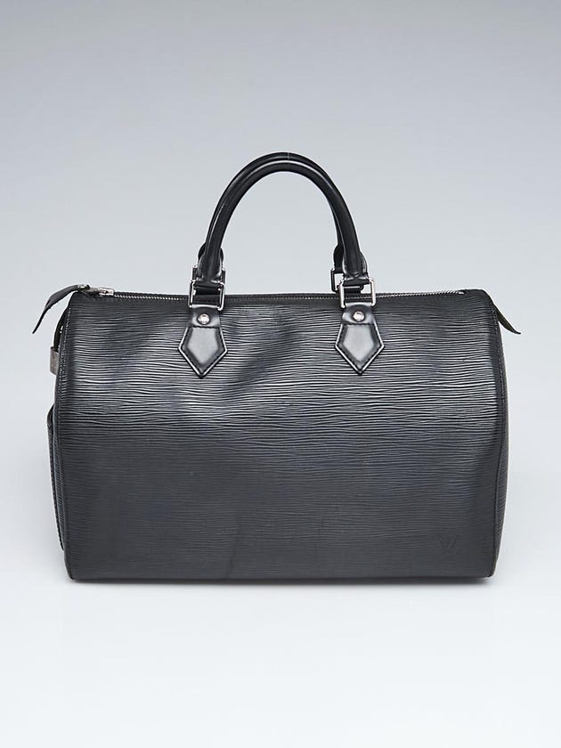 Louis Vuitton Black Epi Leather Speedy 30 Bag
